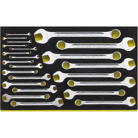 Stahlwille Tools Combination Wrenchs i.TCS inlay No.TCS 13A/23 3/16-1 1/8 3/3-tray23-pcs. 96830885